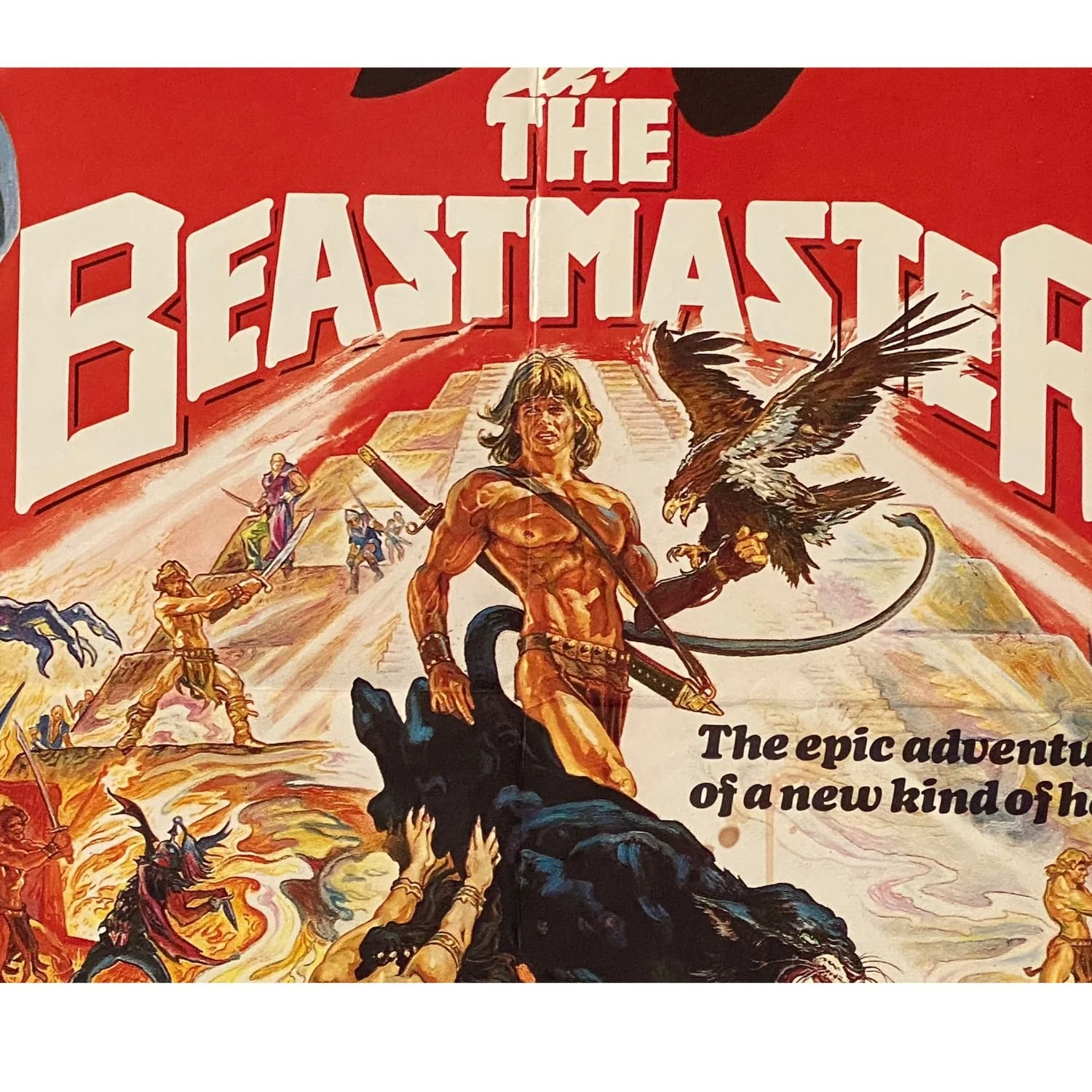 The Beastmaster 1982 - Quad - Film Poster - Close Up - Tordoff Gallery - Harrogate - UK.jpg