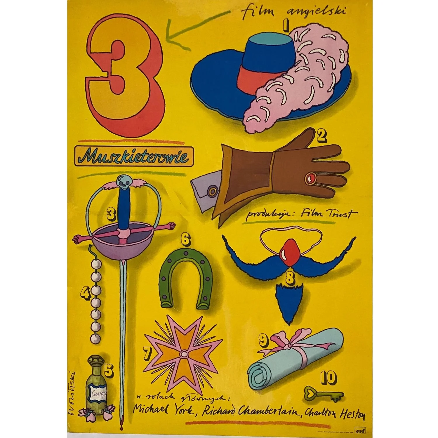 The Three Musketeers - Polish One Sheet - Tordoff Gallery - Harrogate - UK.jpg