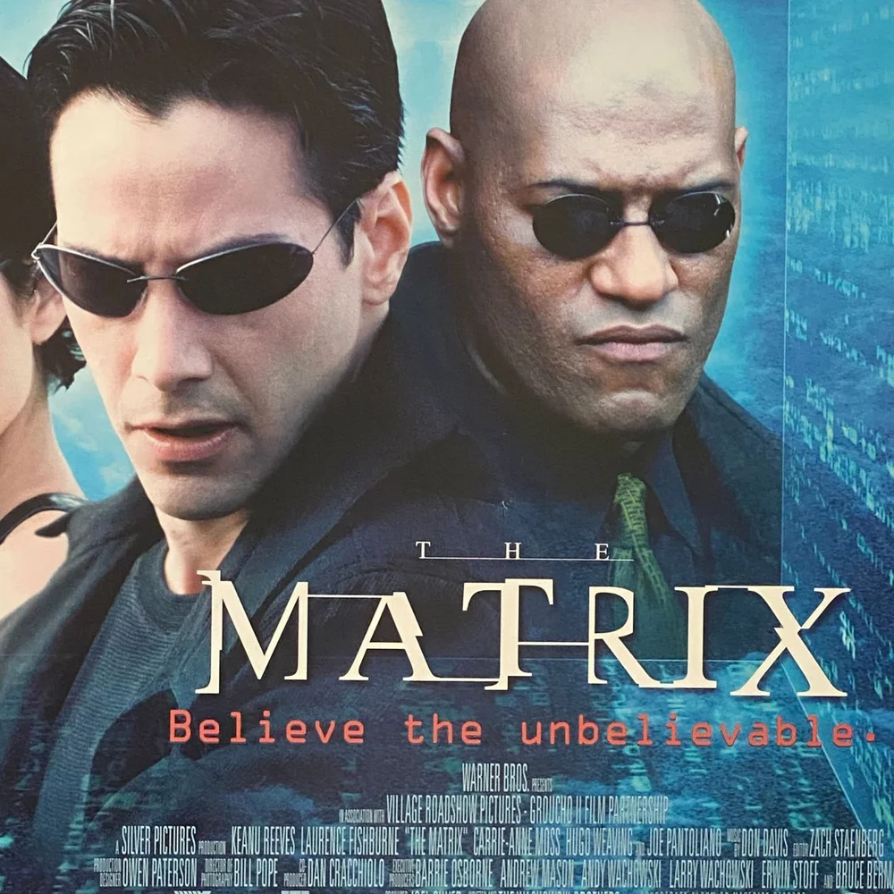 the matrix 1999 poster