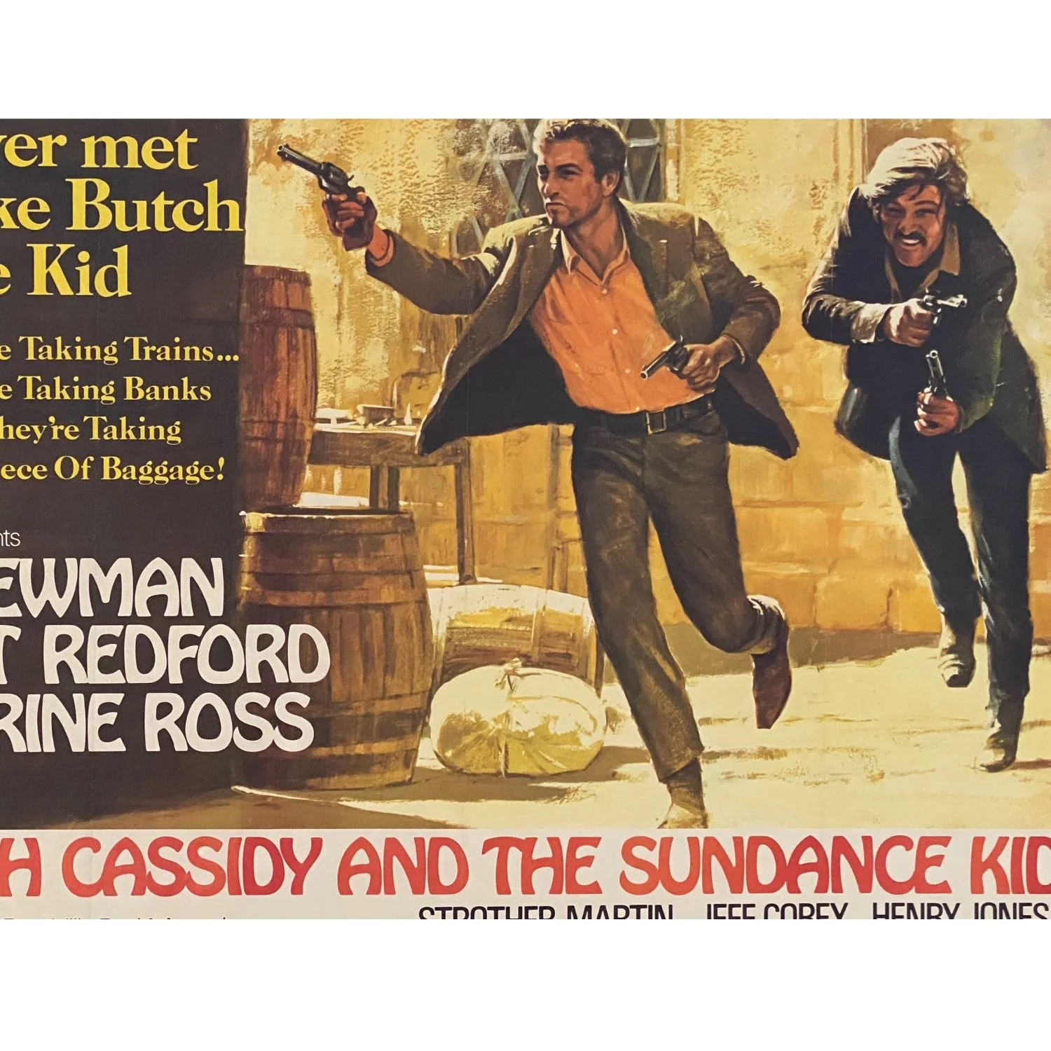Butch Cassidy And The Sundance Kid 1969 - Quad - Film Poster - Close Up - Tordoff Gallery - Harrogate - UK.jpg