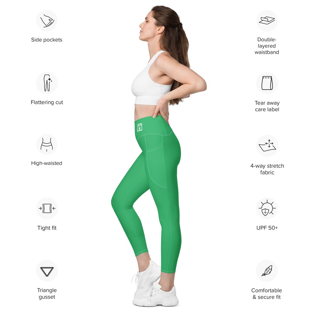 The PLYGRD High Waisted Leggings with Pockets, Women