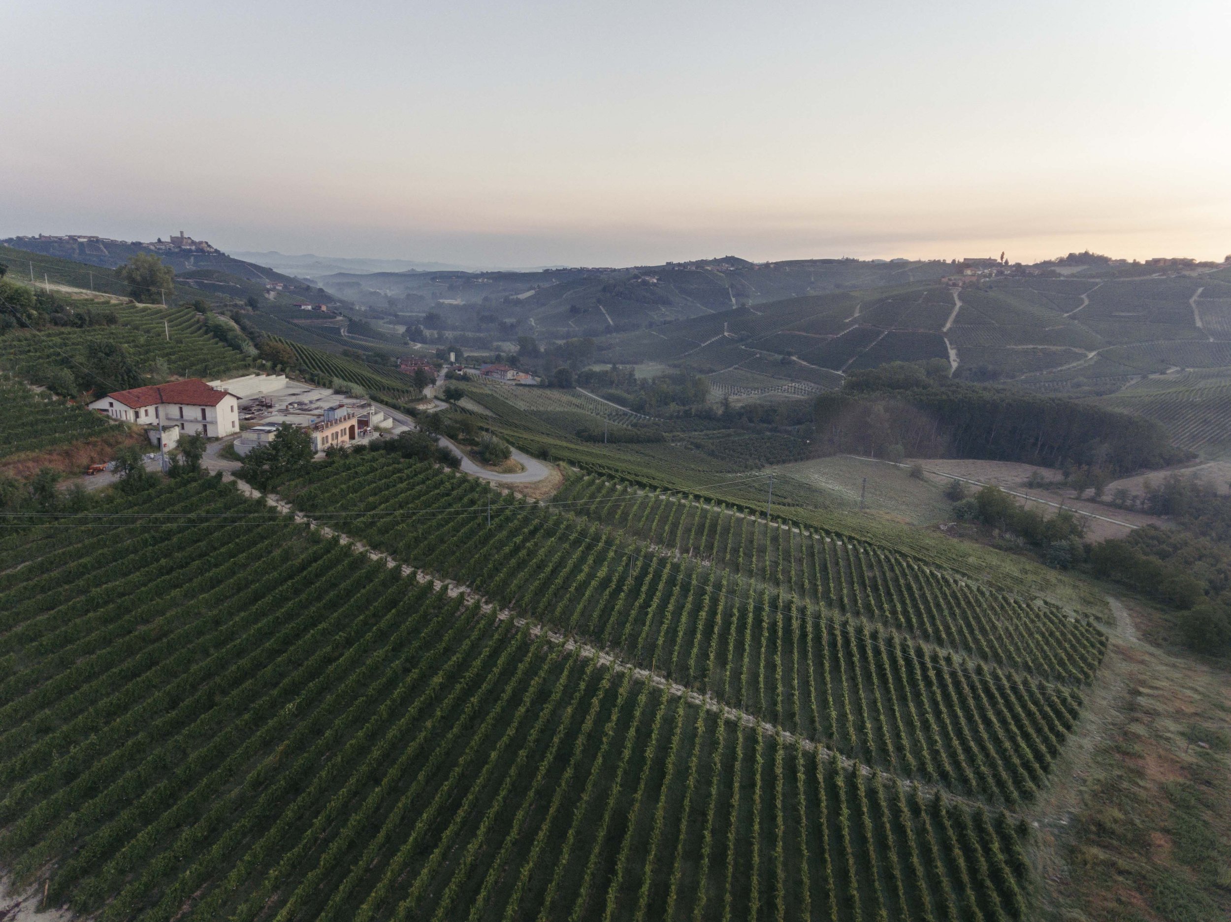 Castello di Perno winery, located in the Castelletto cru