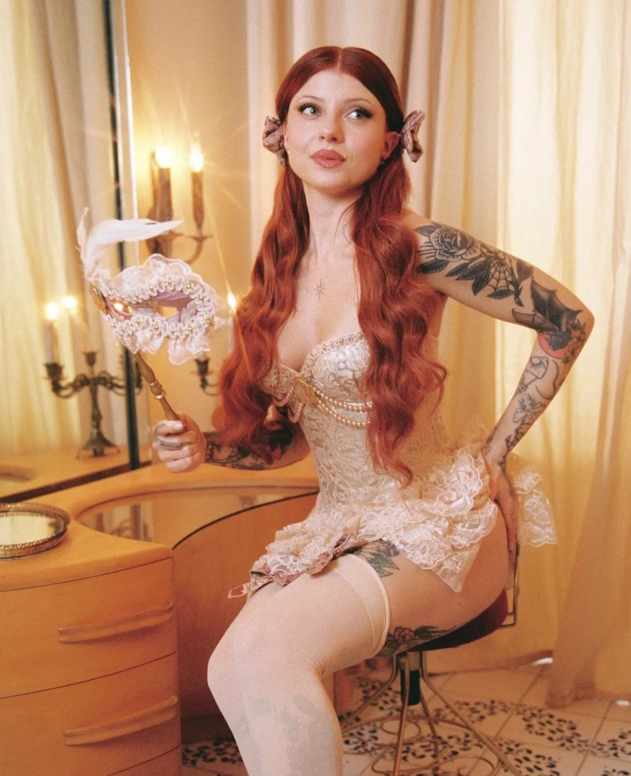 Vanity photoshoot at house of faun