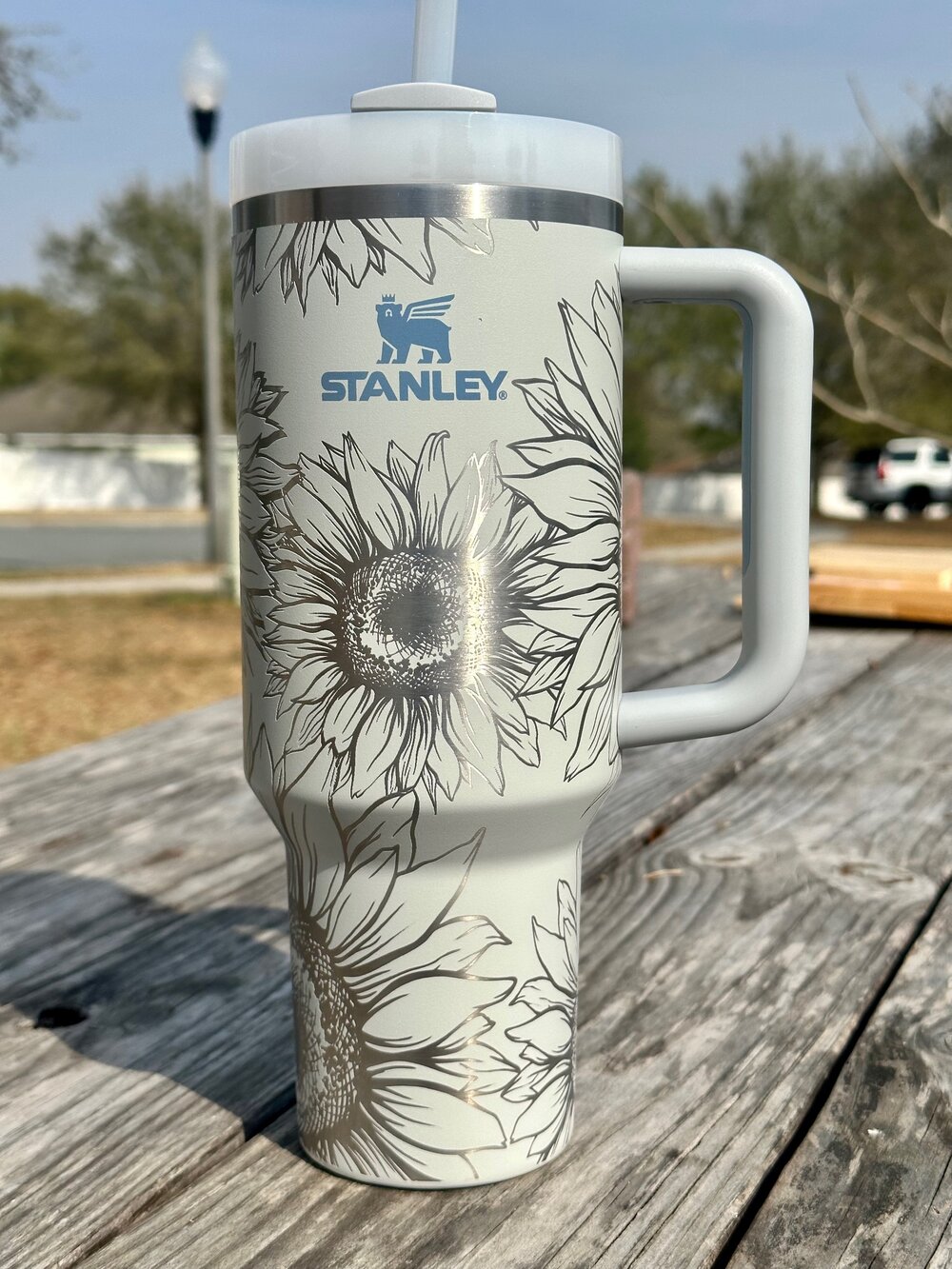 40oz Stanley tumbler - full wrap Laser engraved adventure quencher –  kikiscreationsnj