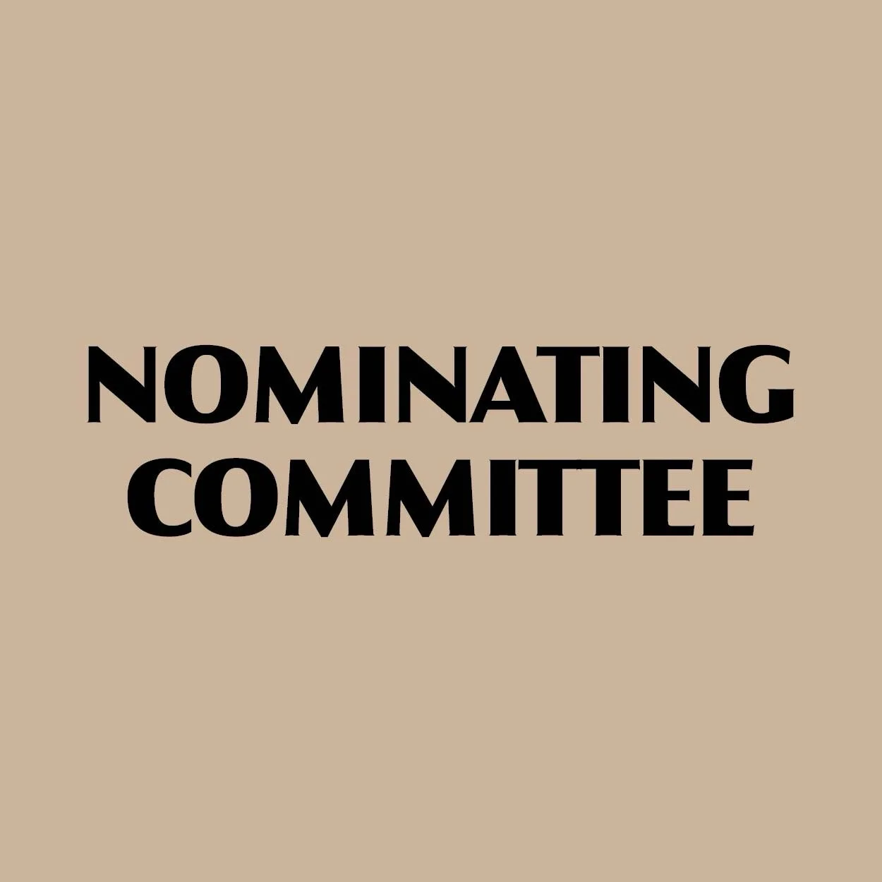 Nominating Committee Planning Session #1