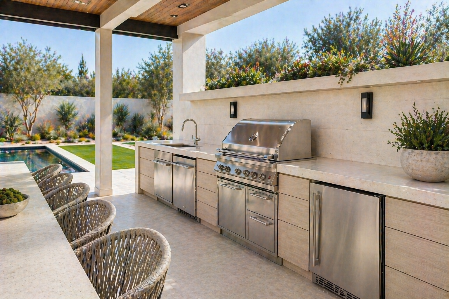 Outdoor living and hardscape construction by Everywhere Outdoor Builders