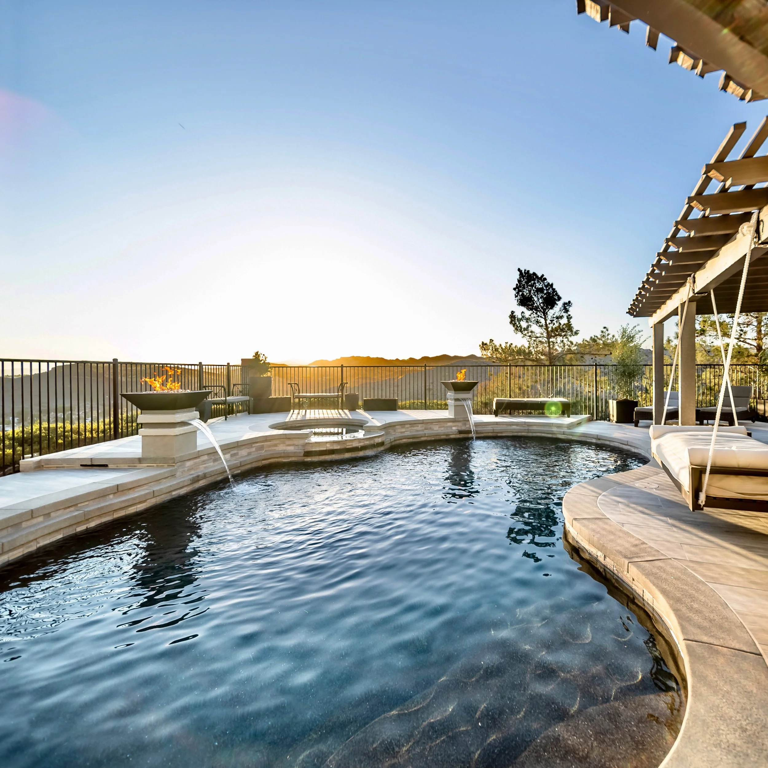 Pool Builder & Hardscape Designer in Porter Ranch — Lonestar Builders CA