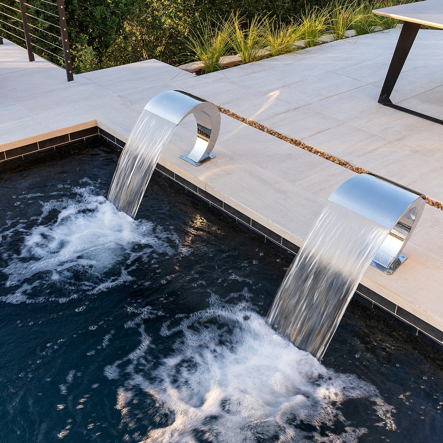 Thinking about updating your pool deck? Here’s a clean, modern look to consider.
#modern #design #pool #poolservices #pooldesigns #poolfountain #fountain #tile #tiledesign #finish #project #losangeles #poolready #poolrenovation #pooldeck #back