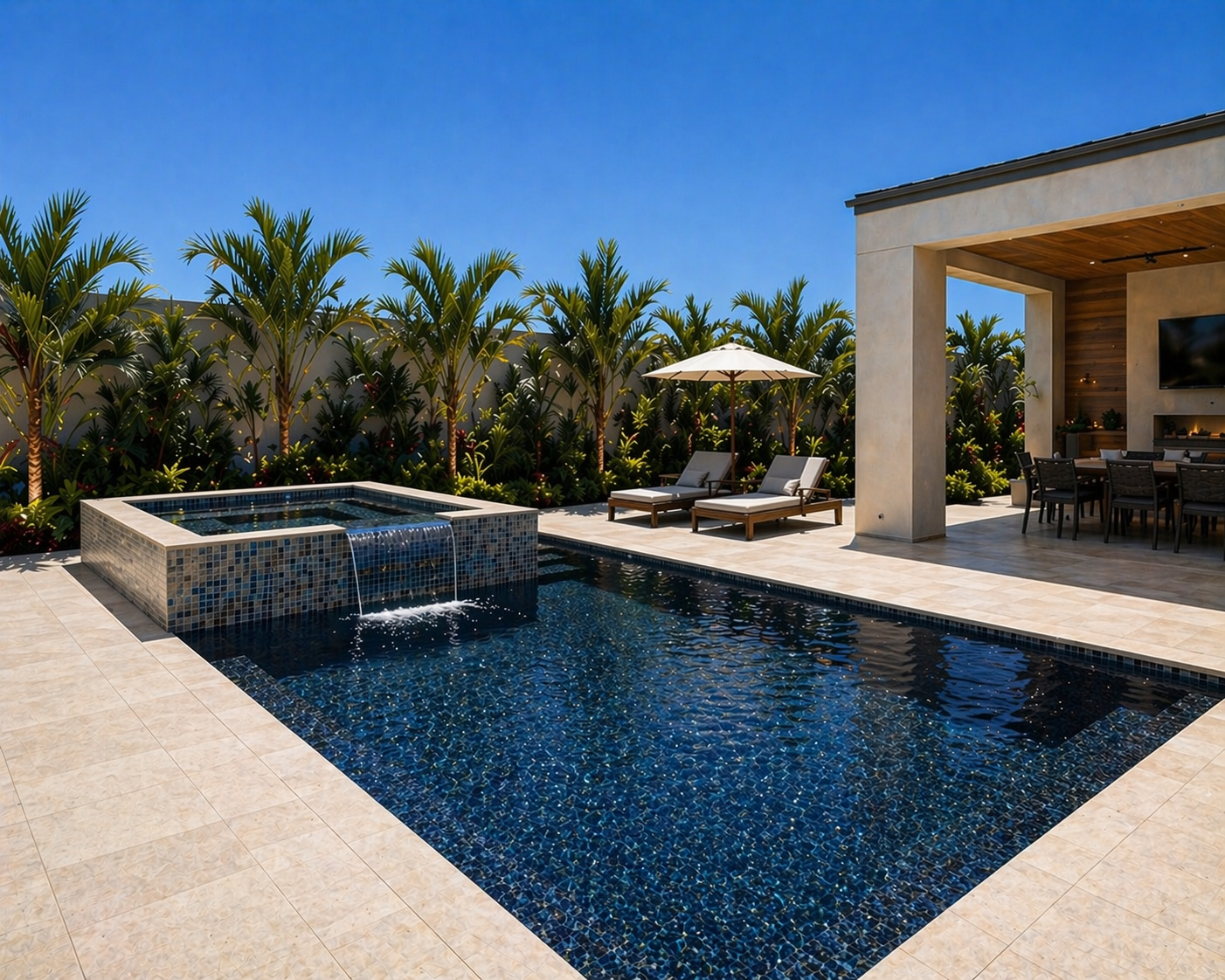 Custom pool and backyard design services in Los Angeles