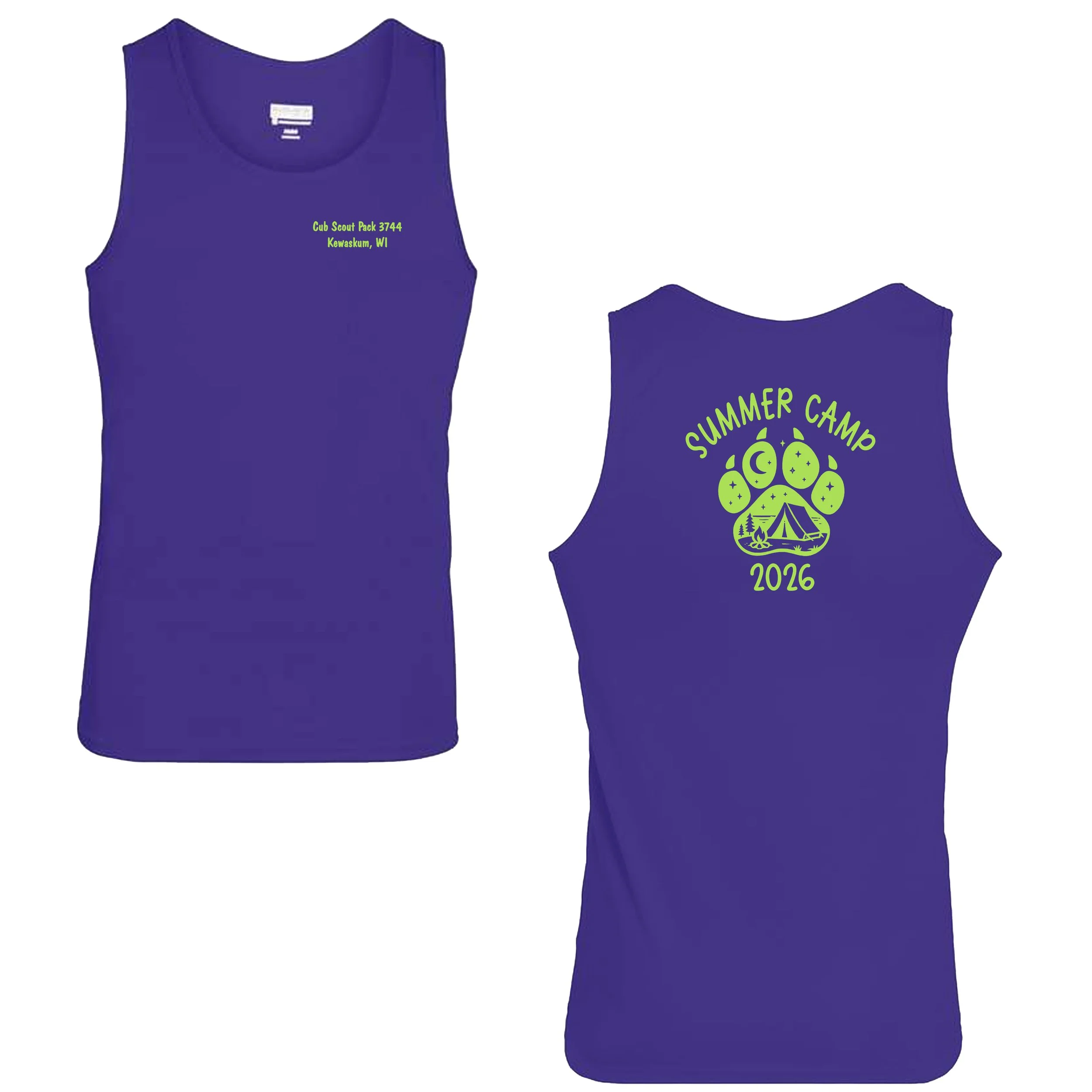Augusta Sportswear Youth Training Tank Top - 704 (PACK 3744 SUMMER CAMP)
