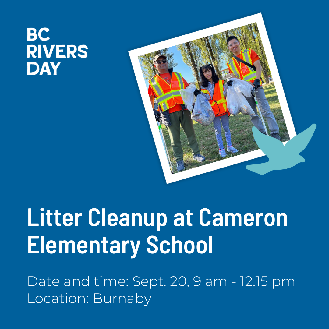Litter Cleanup at Cameron Elementary School, Burnaby