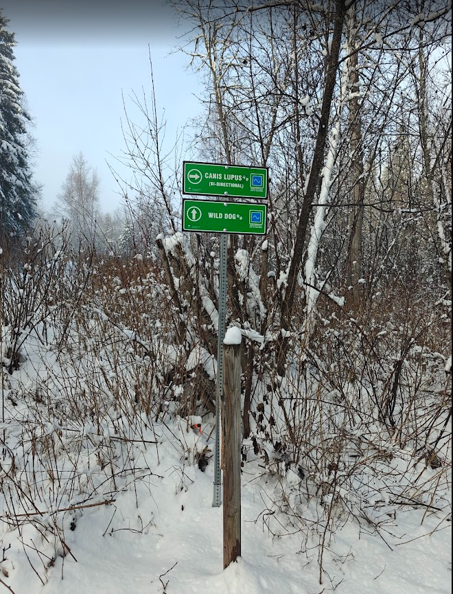 Hallis Lake Trail Sign Renewal