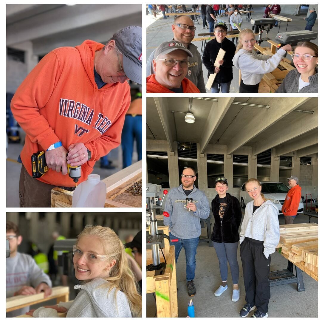 We loved spending this past Saturday morning with the folks over at @shpbeds ! Thank you to everyone who came together to build some beds for children in the NRV! 🥰