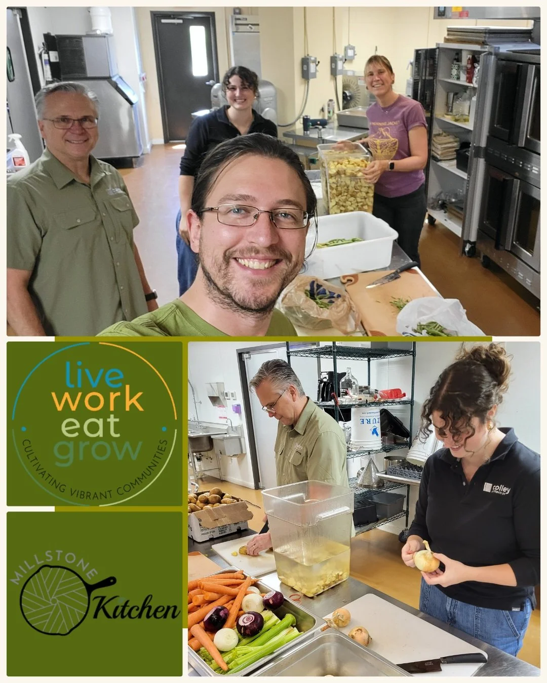 this last week cut up a storm.
we have a couple haikus to help characterize our monthly volunteering and the organization&rsquo;s mission that we assisted in.

potato in soup
helping to nourish a need
onions make us cry

the drive of each day
grow to