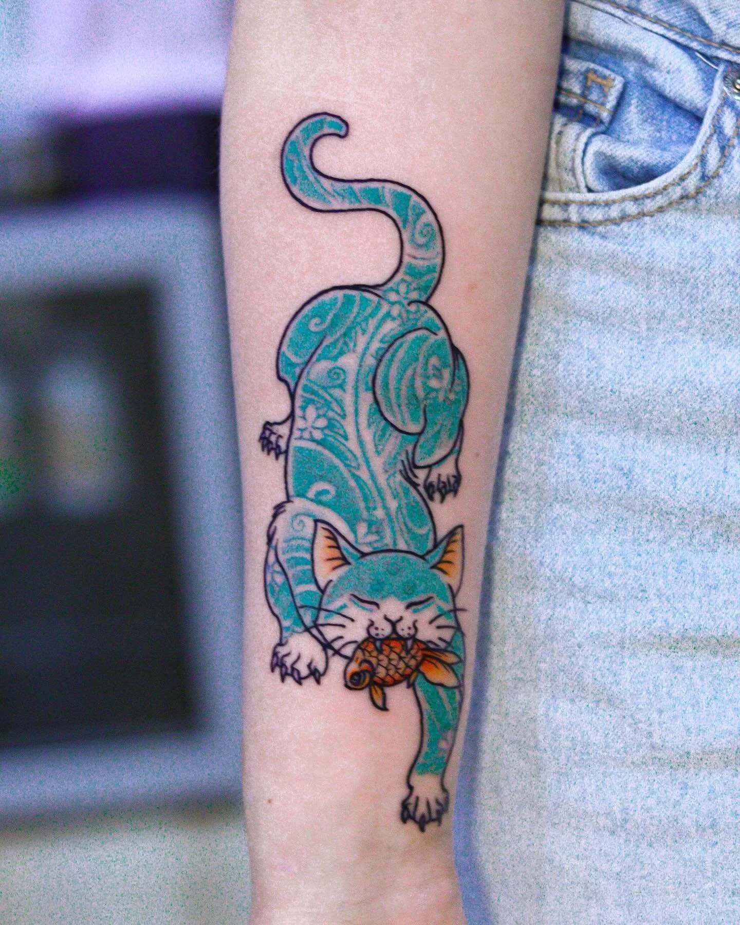 This caught my clients eye as a pre-drawn flash. Super thankful for the opportunity 🙏 more flash readily available, check my profile. Also working on new ones every day
.
.
.
.
#neotraditional #neotrad #neotraditionaltattoo
#animaltattoo #tattoos #t