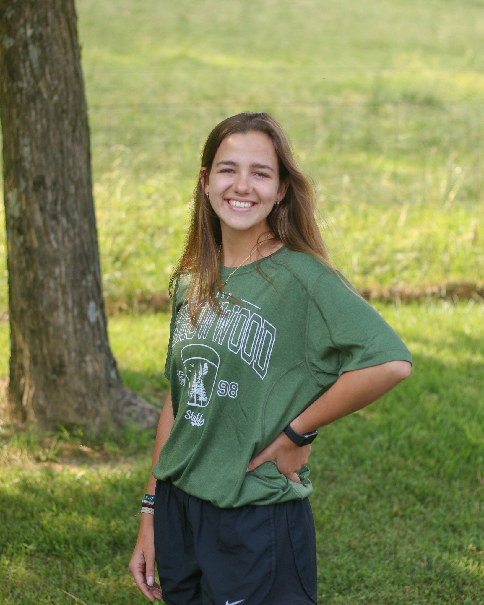 SUMMER STAFF SPOTLIGHT
Grace (Counselor, 5th Summer)
🏡 Maryville, TN
Favorite Camp Food: 🍊 Orange Chicken
Favorite Camp Activities: 🌲 Ropes Course
Loves pointing campers to Christ!

Payton (Counselor, 4th Summer)
🏡 Lawrenceville, Georgia
Payton i