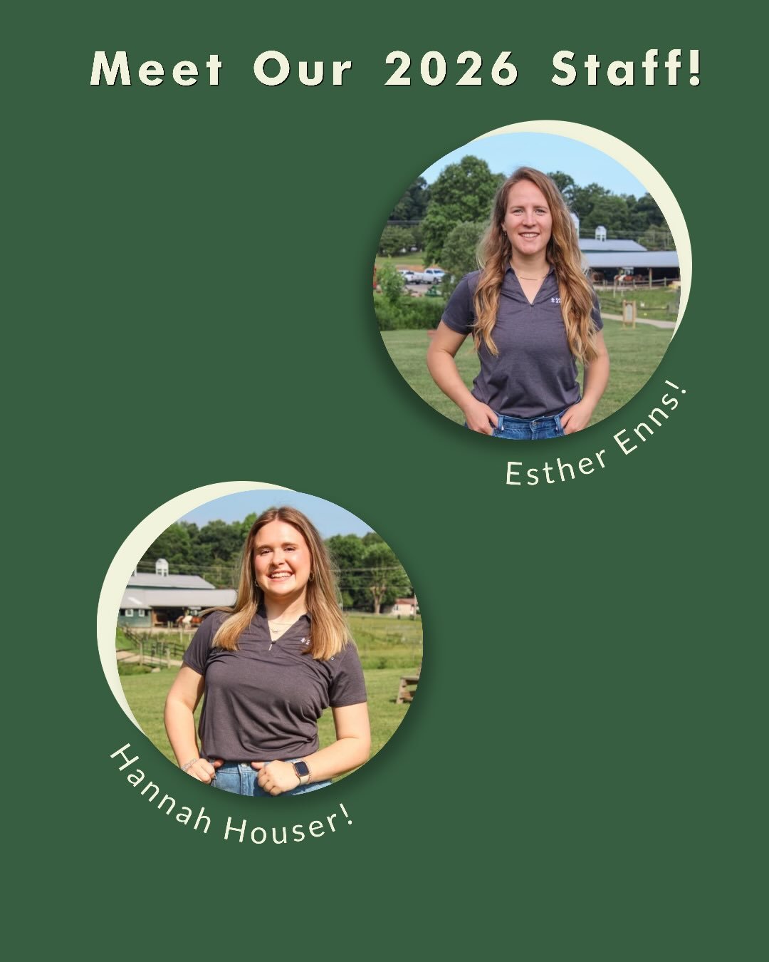 🏕️🎉2026 PROGRAM STAFF INTRODUCTION!

ESTHER ENNS (5th Summer)
Say hey to Esther! She&rsquo;s back for her 5th summer on staff and loves the little moments that make camp special &mdash; from trying new things with campers to building friendships th