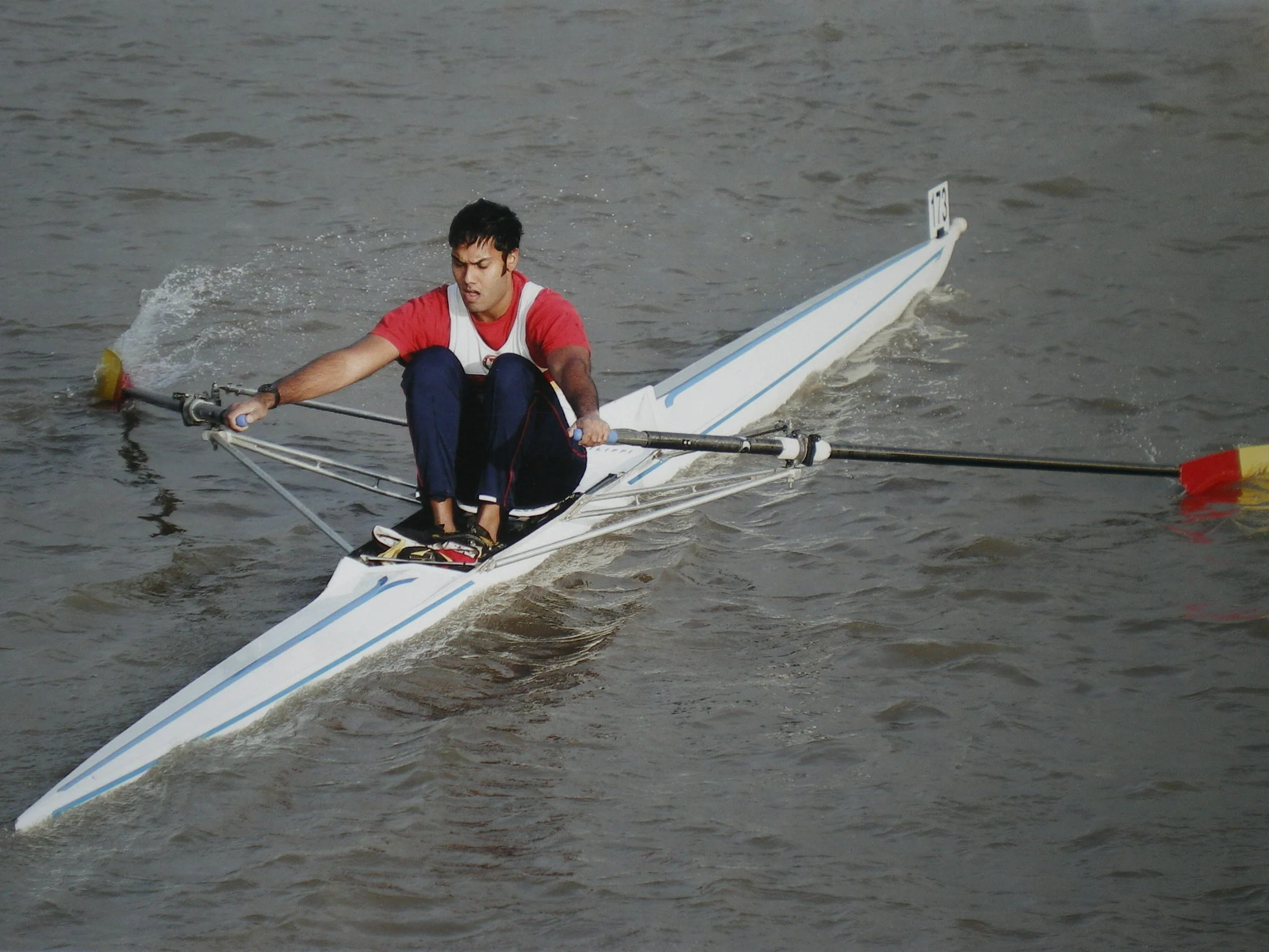 Paul Persad-sculling