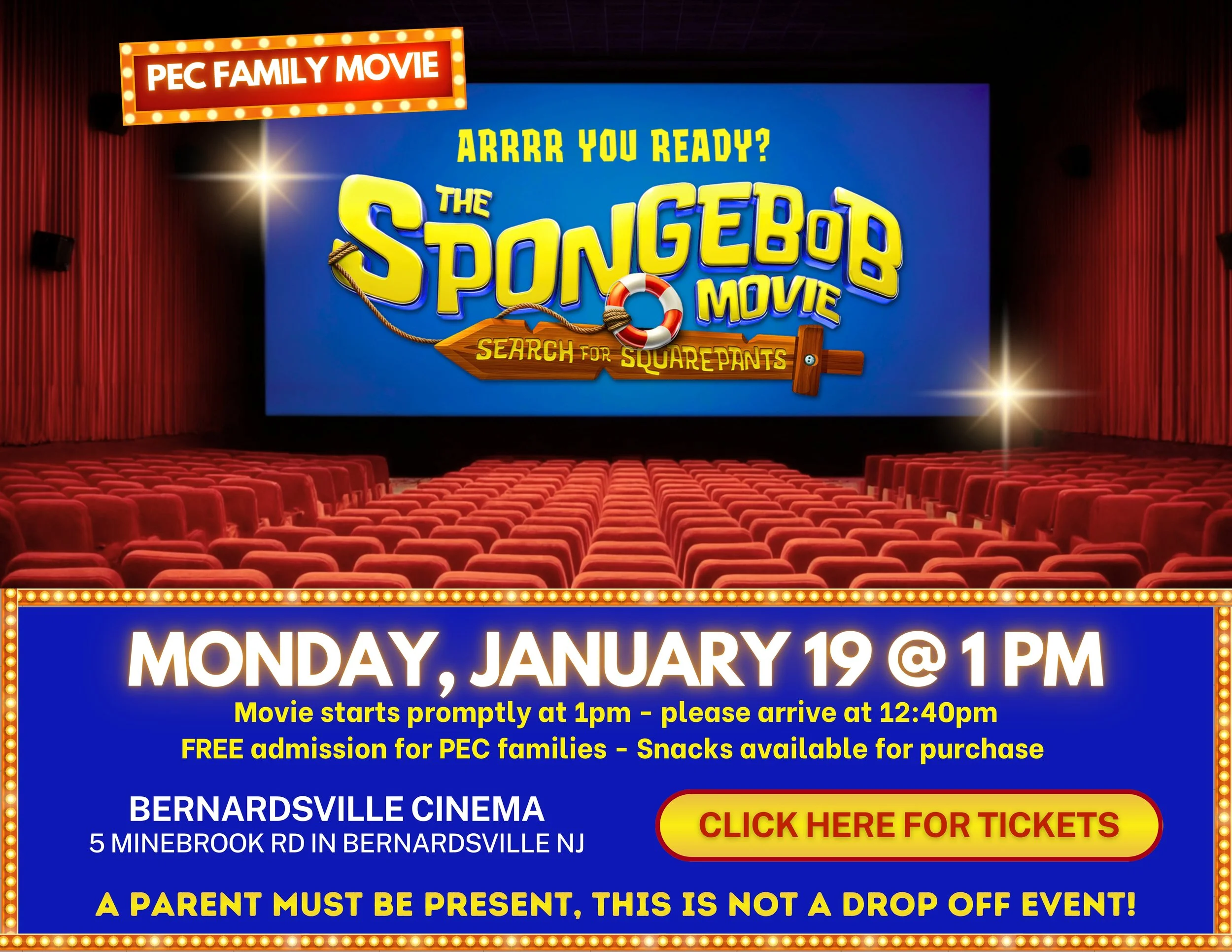 Sensory-Friendly Family Movie Afternoon