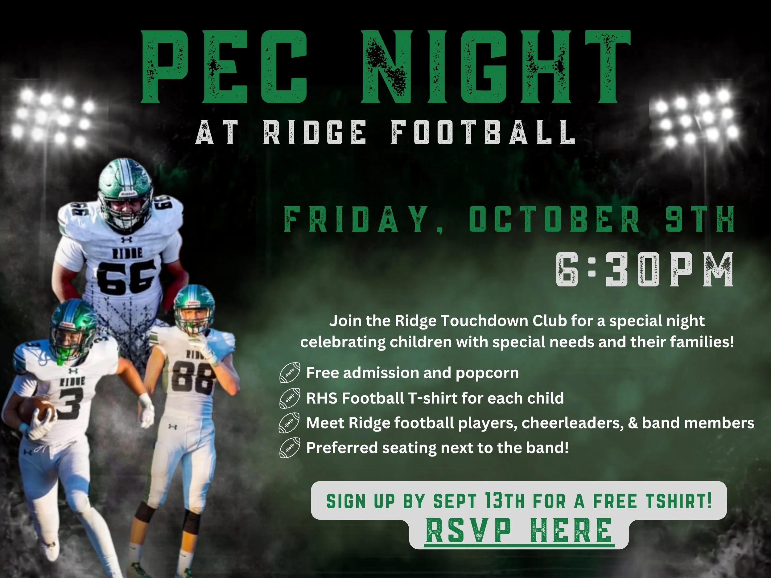 PEC Night At Ridge Football