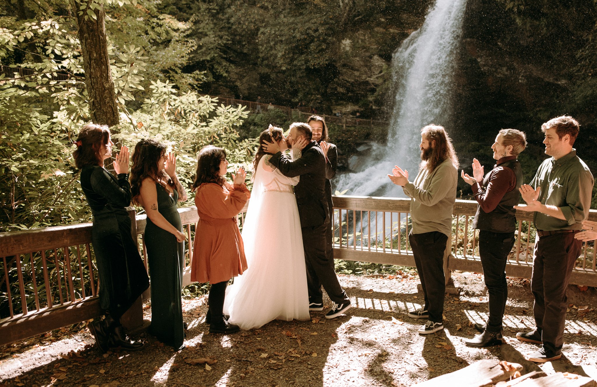 Dry Falls, Nantahala Elopement - 109