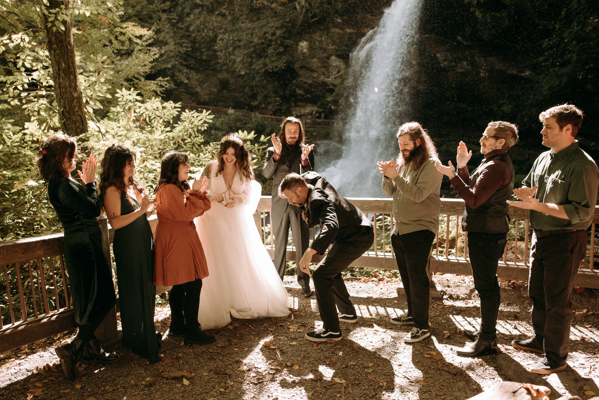 Dry Falls, Nantahala Elopement - 111