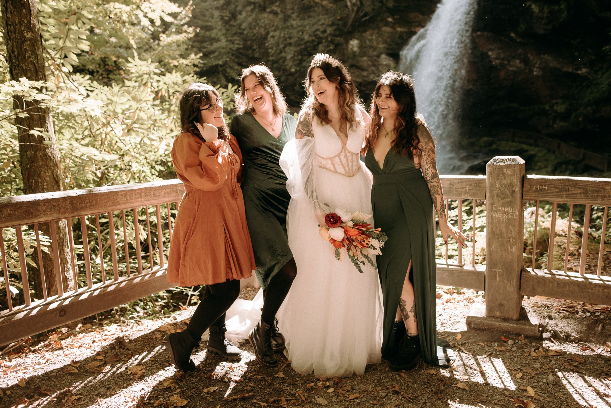 Dry Falls, Nantahala Elopement - 115