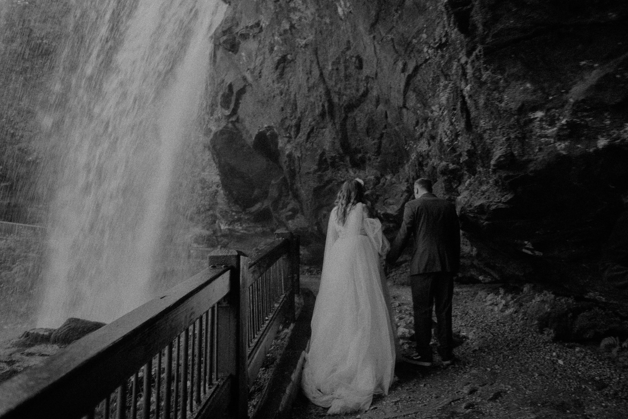 Dry Falls, Nantahala Elopement - 117