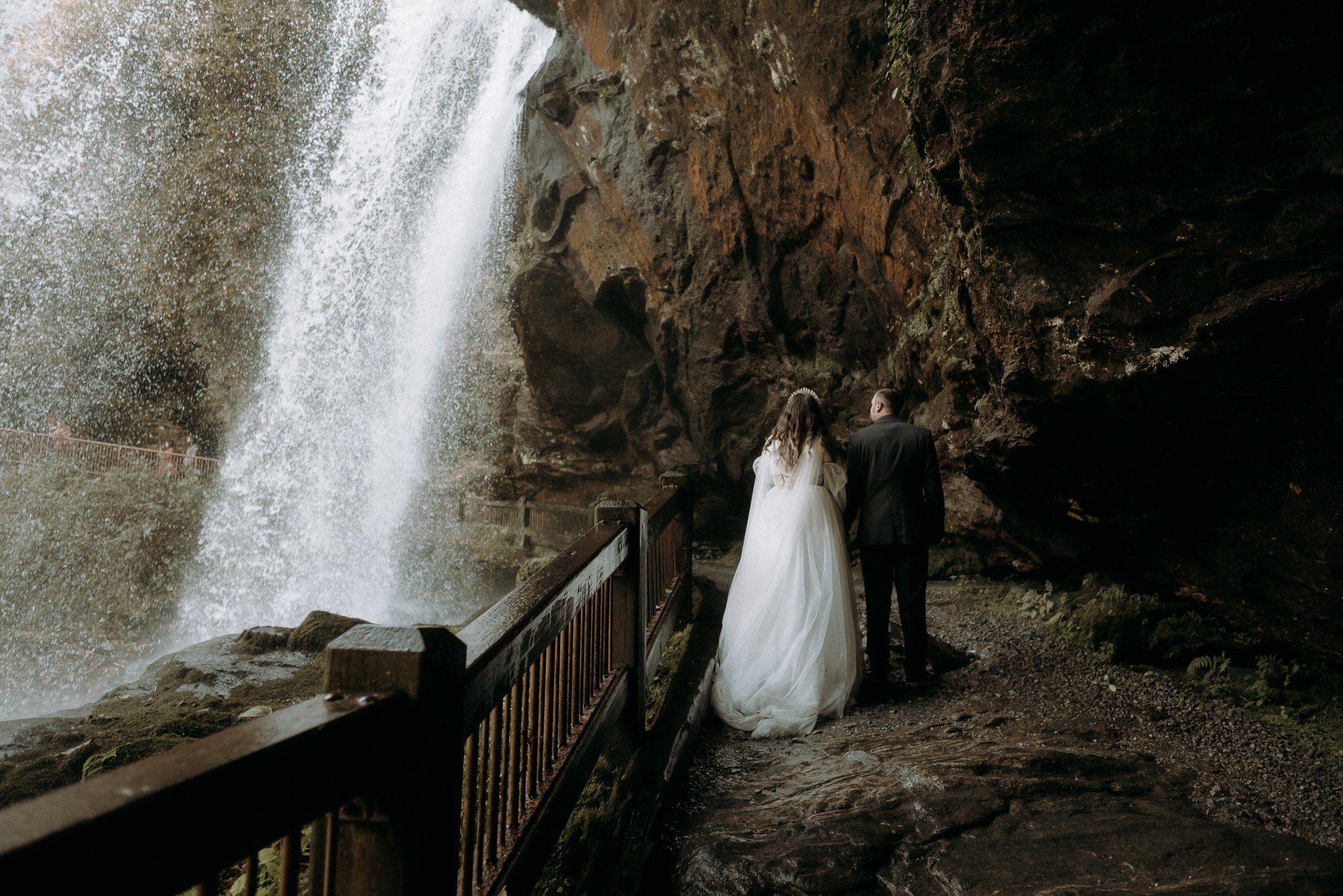 Dry Falls, Nantahala Elopement - 118