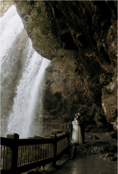 Dry Falls, Nantahala Elopement - 121