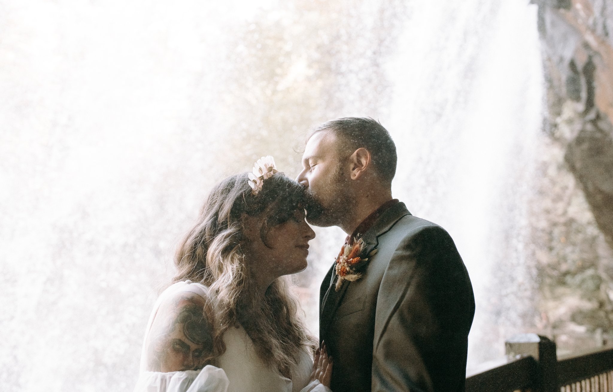 Dry Falls, Nantahala Elopement - 127