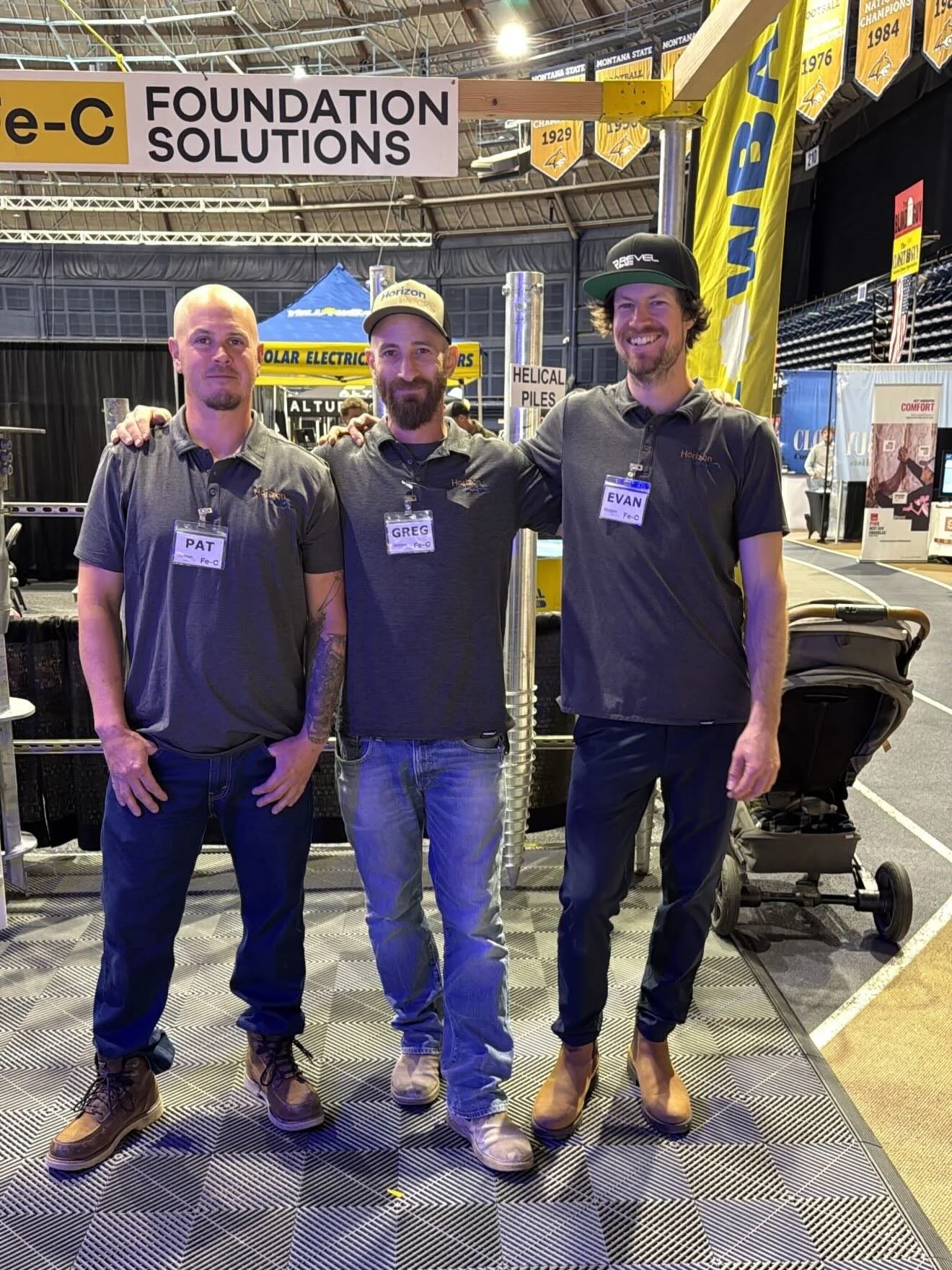 Having a great time at @swmbia Home Expo this weekend! Come on by and find out how to win one of these prizes! #bozeman #bozemanmontana #bozemanconstruction #trexproplatinum #bigskyconstruction