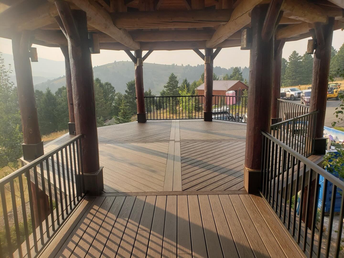 Did you know we take daily project photos for our clients? that way at the end of the project the client has photos of every step in the process of creating/updating their deck #bozemanmontana #bigskybuilders #decks #bozemanbuilders #bozemancontracto