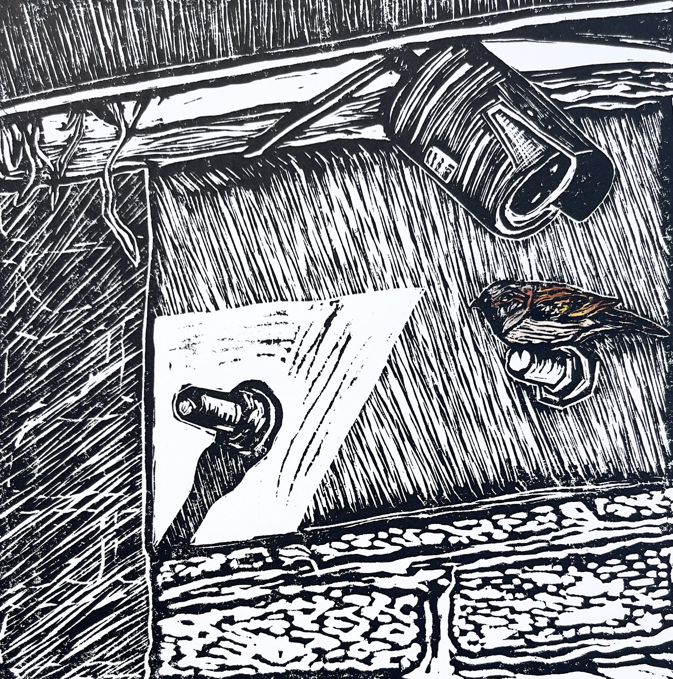 sparrows under surveillance - watercolor.jpg
