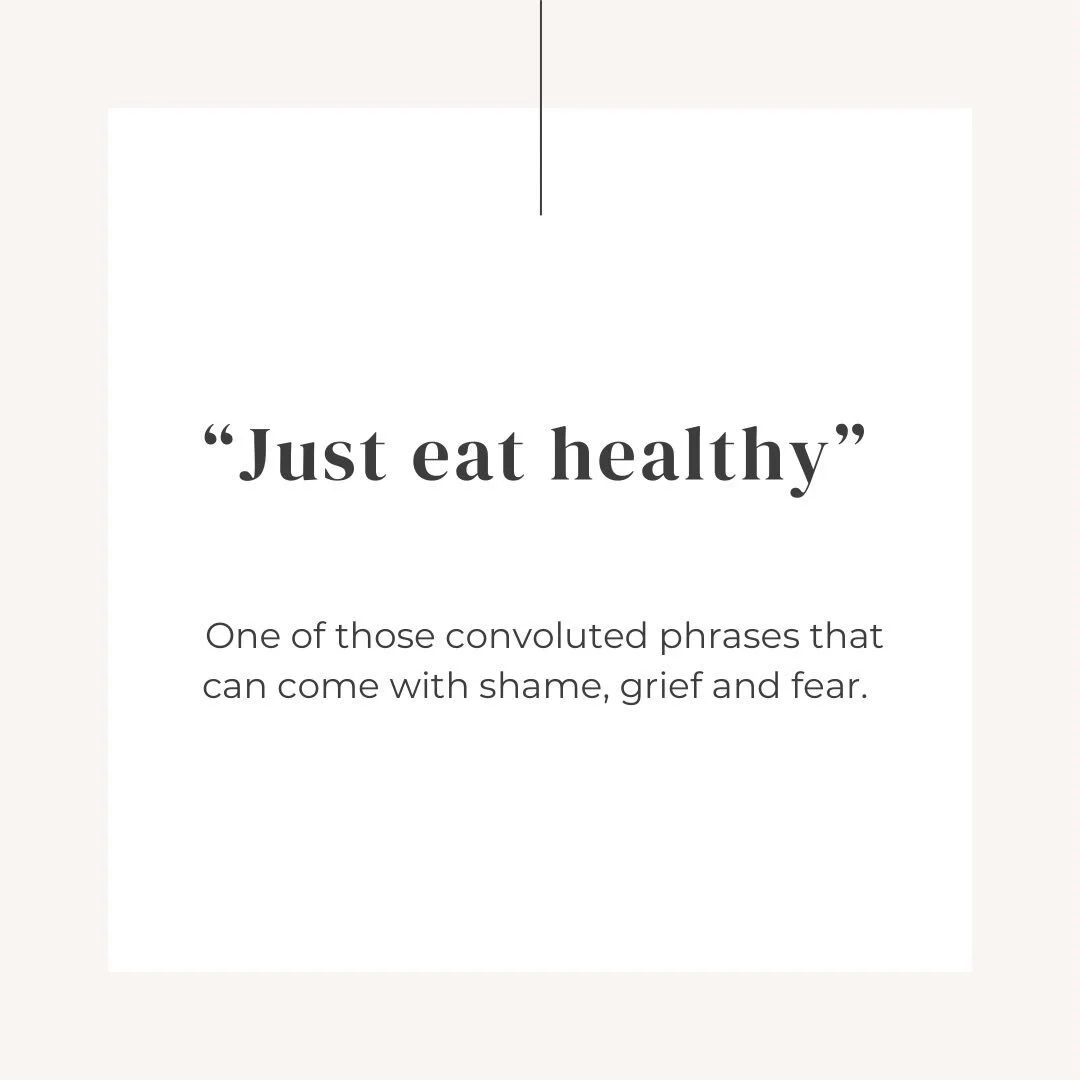 &ldquo;Eating healthy&rdquo; is one of those phrases that make me kind of cringe. The foundation of this for me will always be to eat a whole foods diet, fresh ingredients, quality proteins and healthy fats. However, please know that what is consider