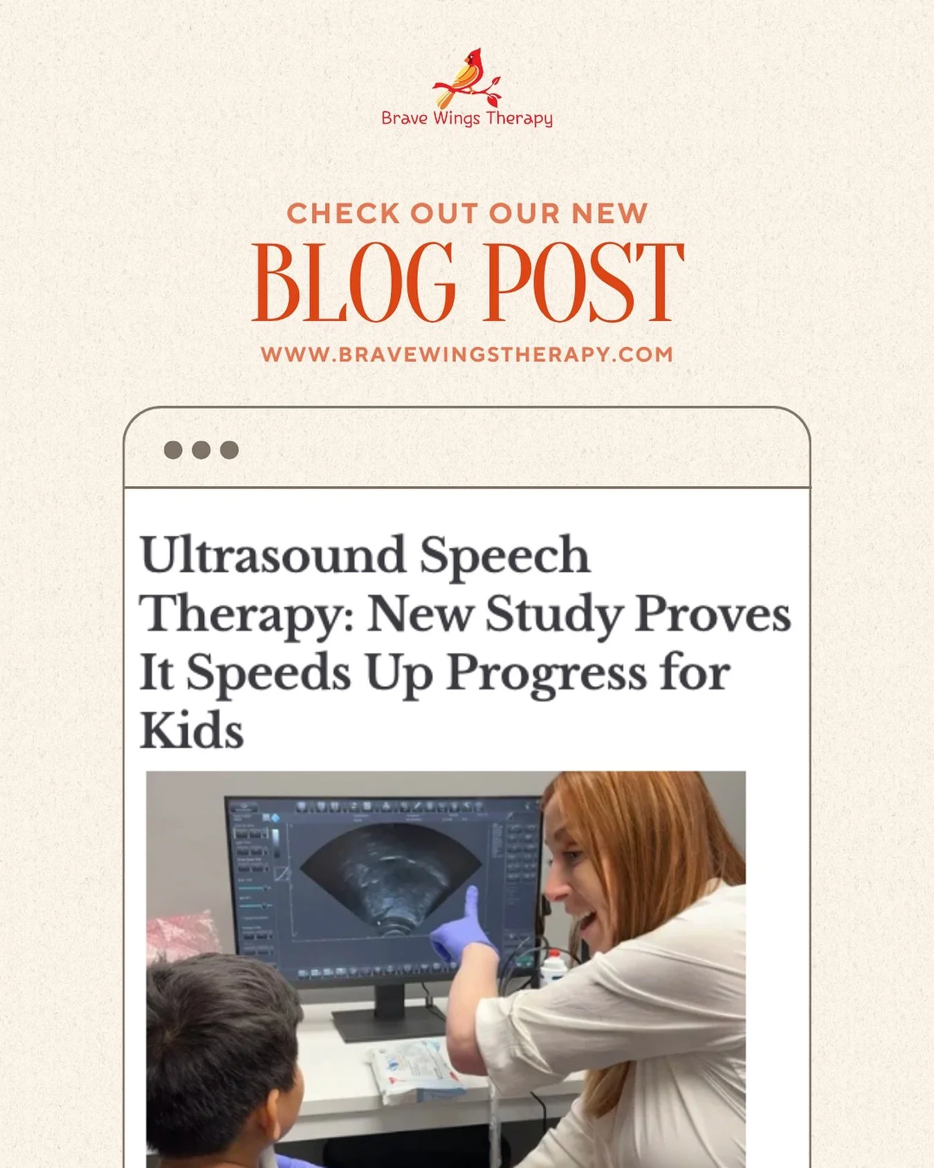 🚨 New research just dropped &mdash; and it proves what we&rsquo;ve seen in our clinic: ultrasound biofeedback helps kids make faster progress with tough sounds like &ldquo;R&rdquo; and &ldquo;S.&rdquo;

We&rsquo;re one of the few practices nationwid