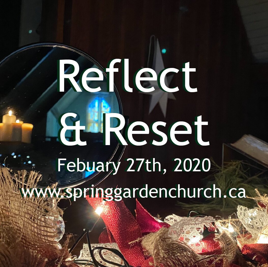 December 27, 2020 Worship | Reflect & Reset