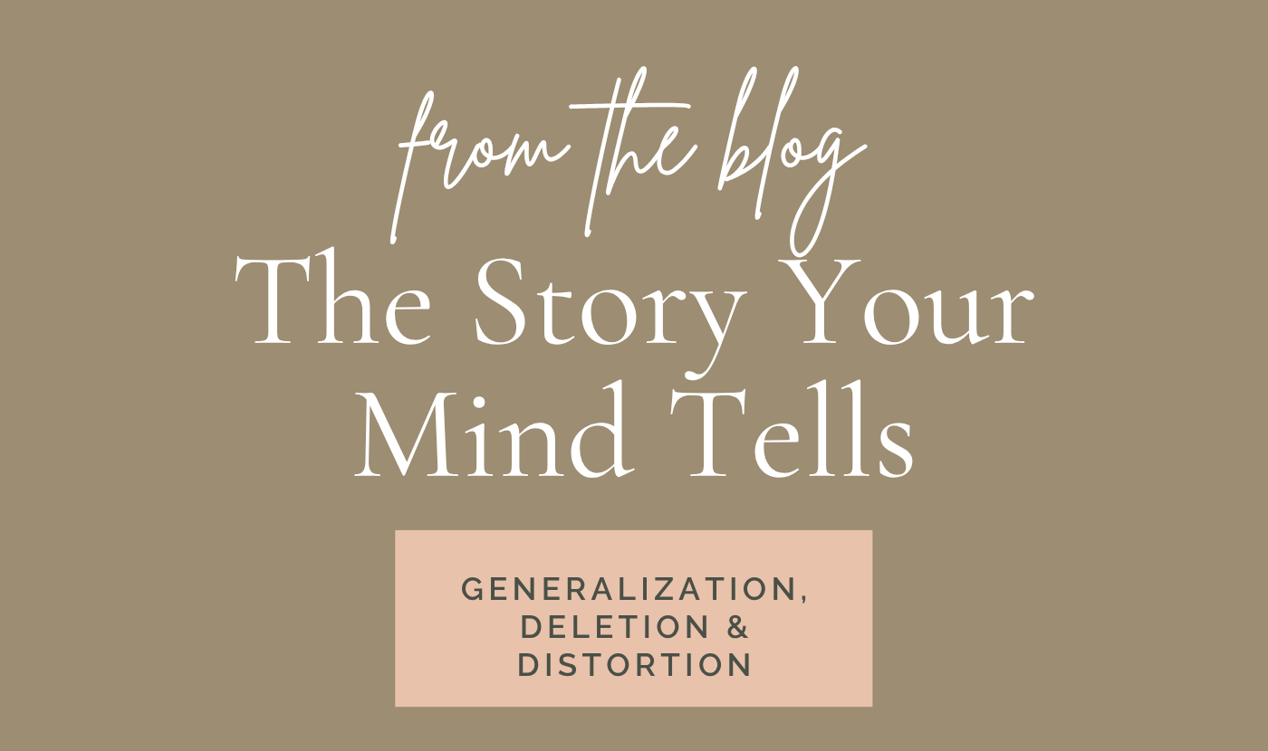 The Story Your Mind Tells: Generalization, Deletion &amp; Distortion