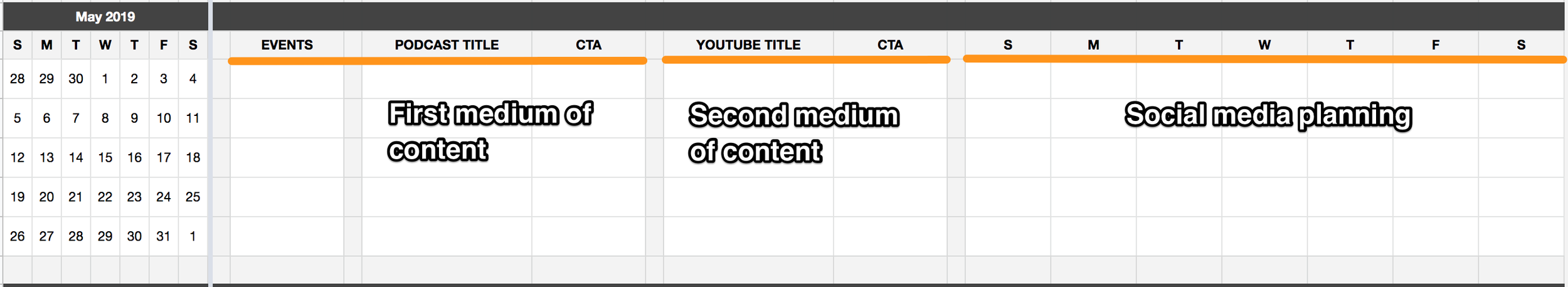 How to Create a Content Calendar Using Google Sheets Simplify with Megan How to Create a Content Calendar Using Google Sheets Simplify with Megan