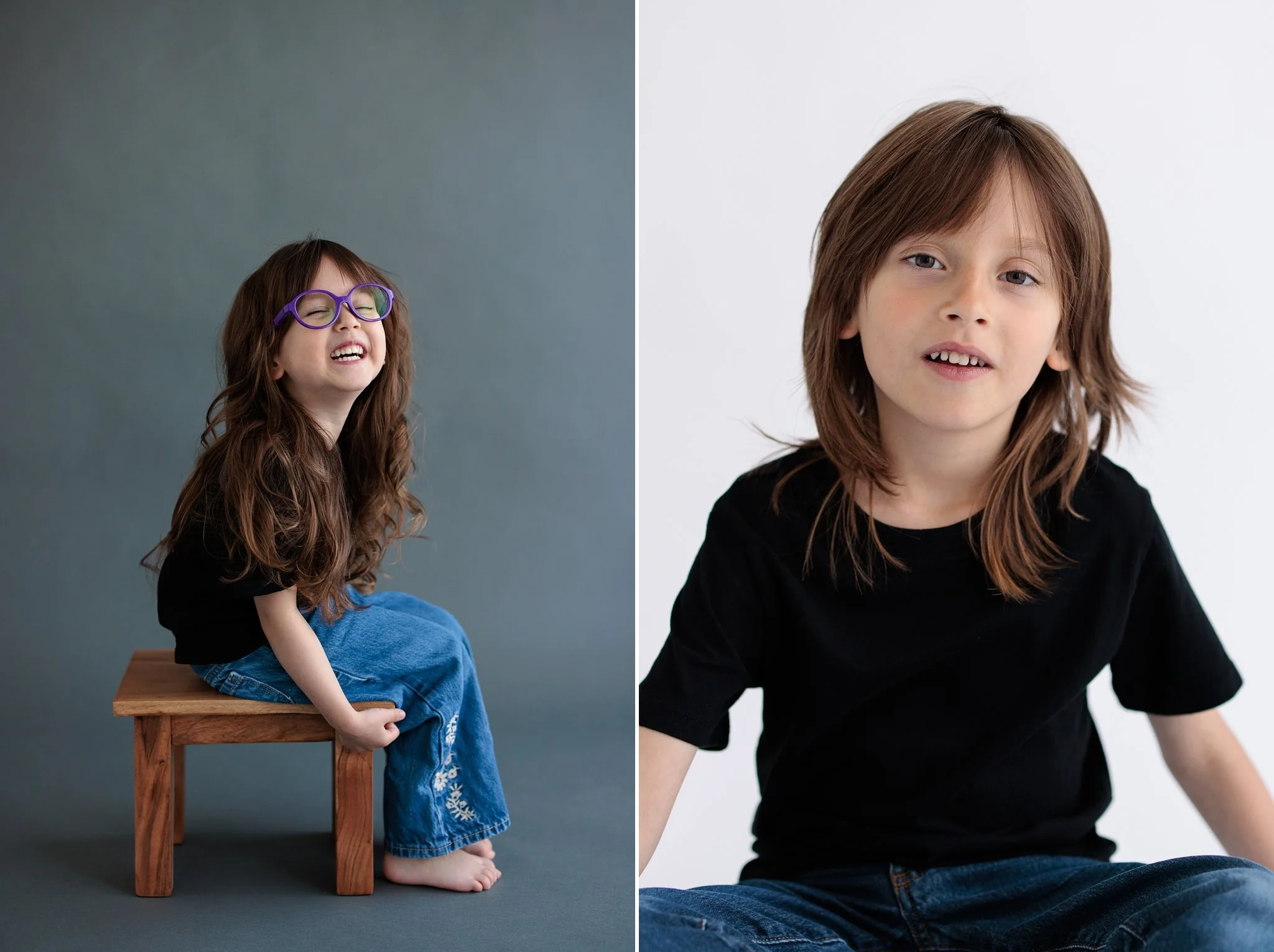 Personality-Filled Children's Studio Portraits in Edmonton
