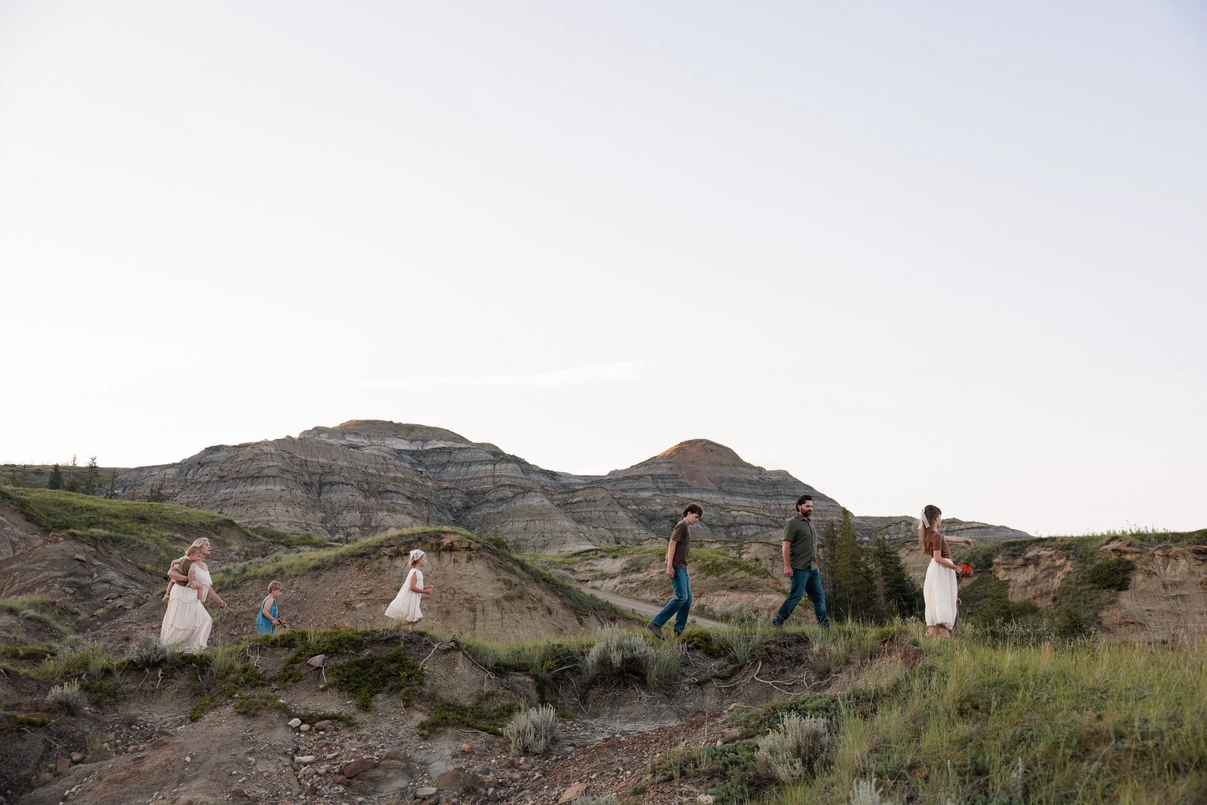 Exploring the Alberta Badlands | A Storytelling Family Session