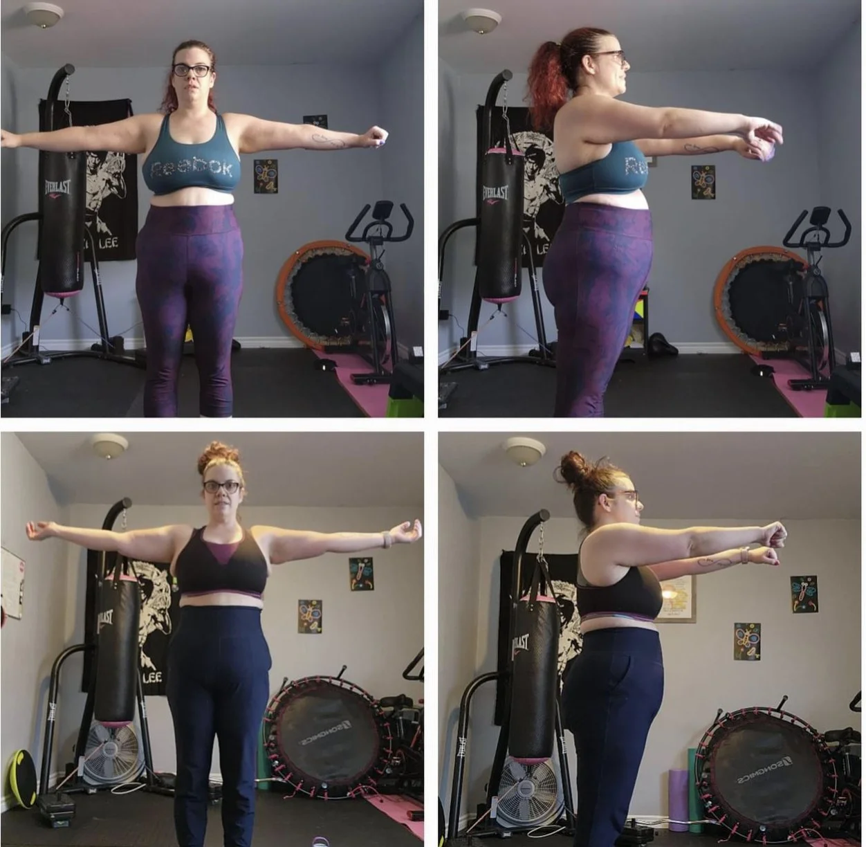 The best online rebounder workouts work! These results show!