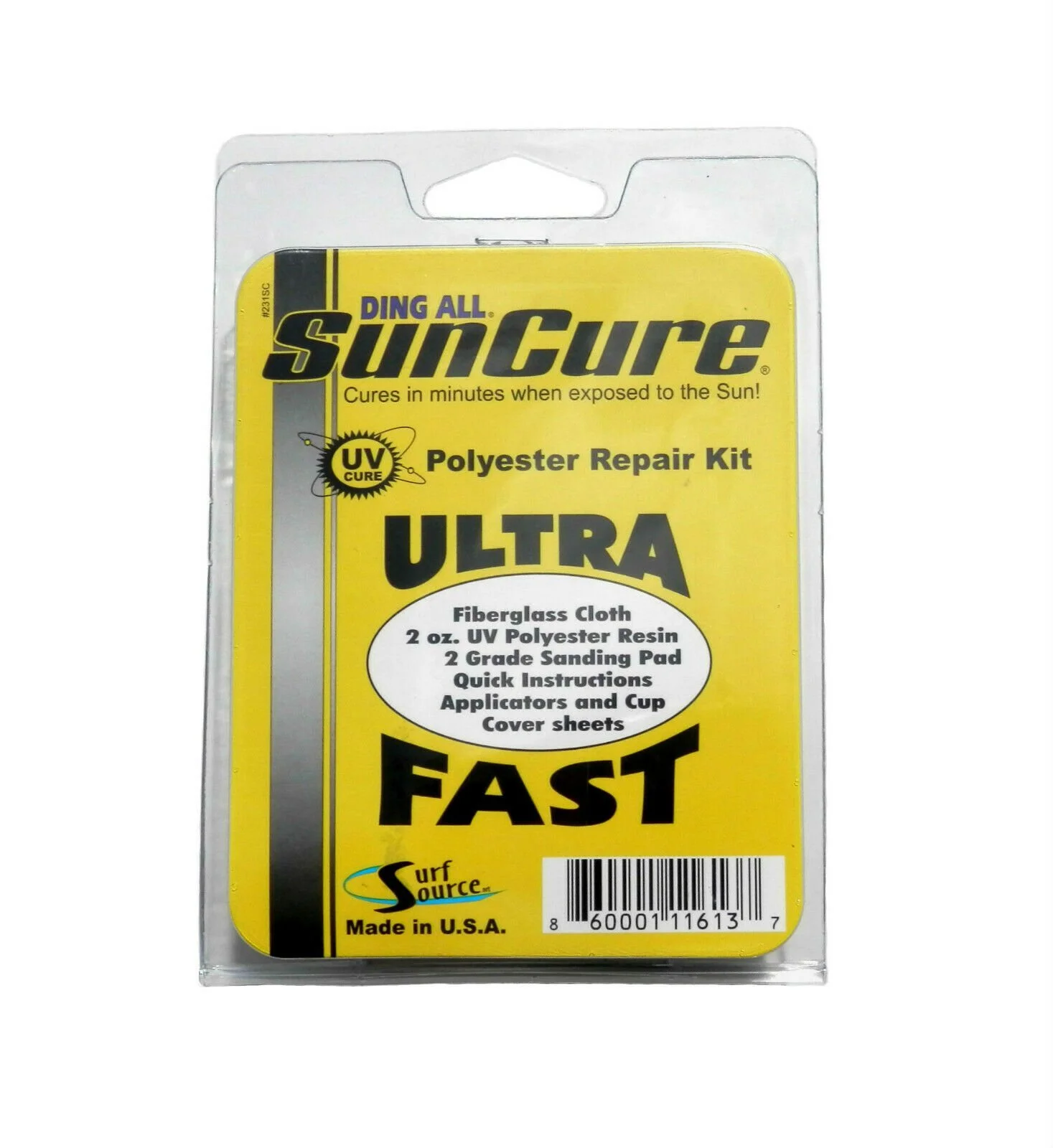 Ding All 3 Oz (84ml) Standard Epoxy Repair Kit for Epoxy and Polyester Surfboards Repairs