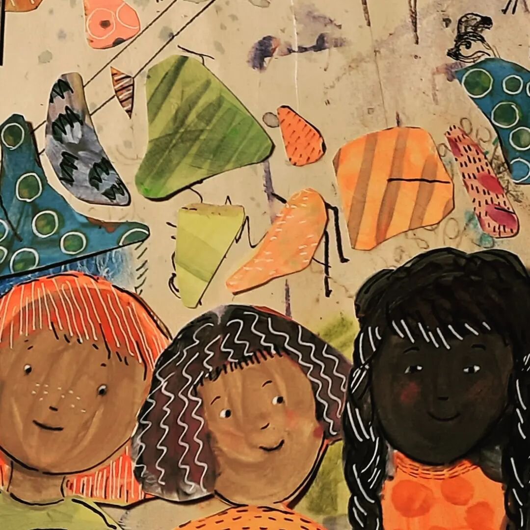 Some international collage people!
.
.
.
.
#collage #textiledesign #illustration #childrensbooks