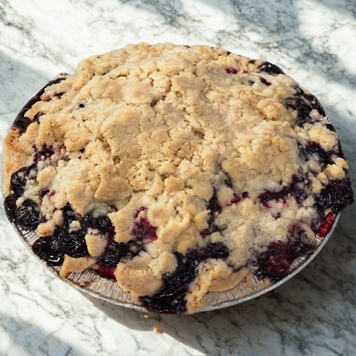 Blueberry Crumb or Double Crust Pie