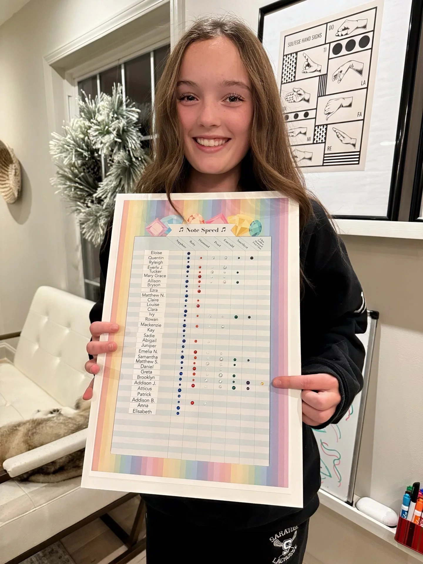 IT FINALLY HAPPENED!!! Today is the day not one, but TWO students conquered the final boss in our studio&rsquo;s NoteSpeed game! Congratulations to Brooklyn and Addison for becoming the first members of✨CLUB ULTRA GOLDEN DIAMOND FIRST CLASS!!!✨My ent