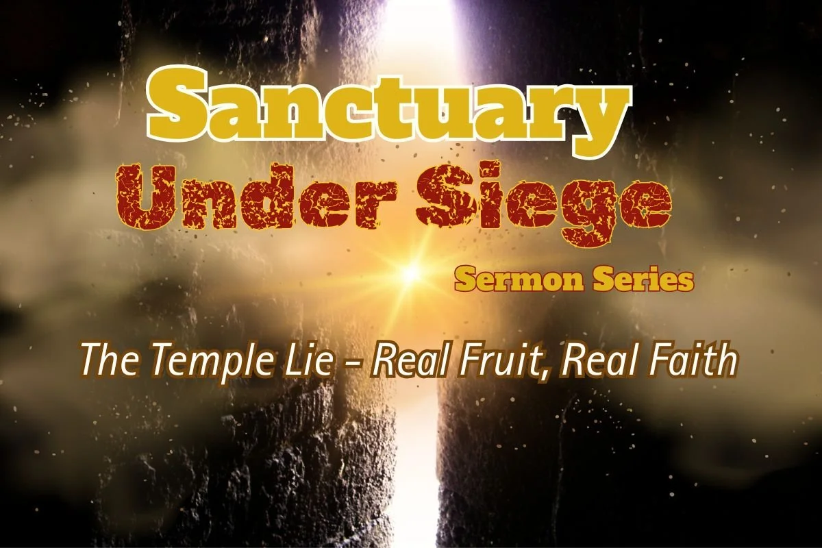 “The Temple Lie - Real Fruit, Real Faith" 