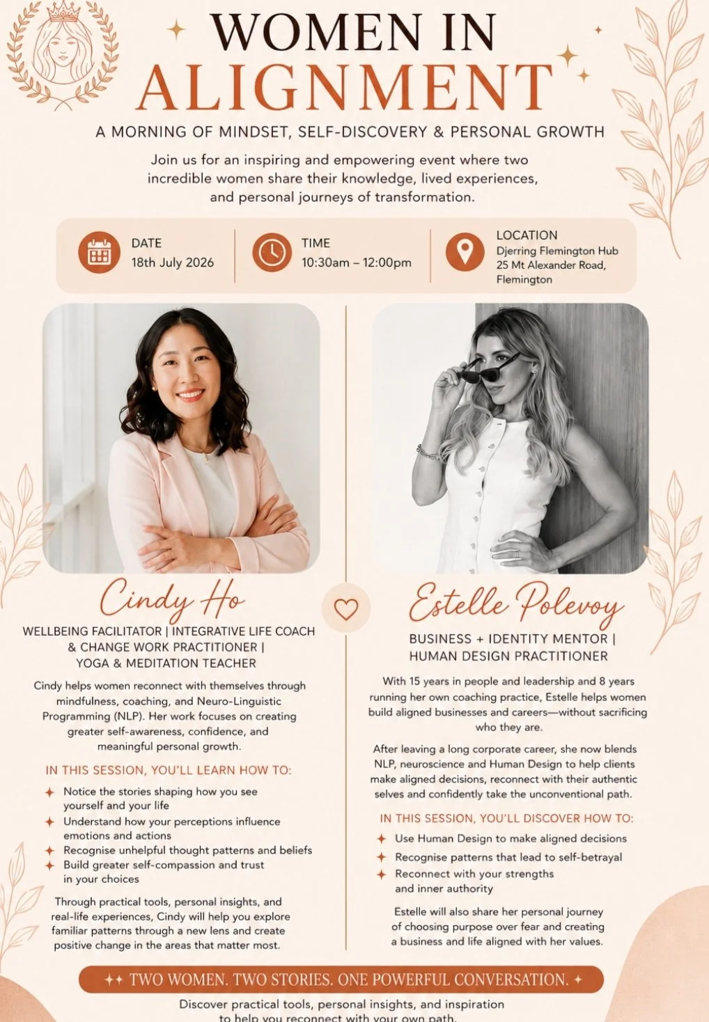 Women in Alignment  $55 VIP Price