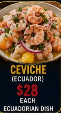 Ecuadorian Ceviche $28