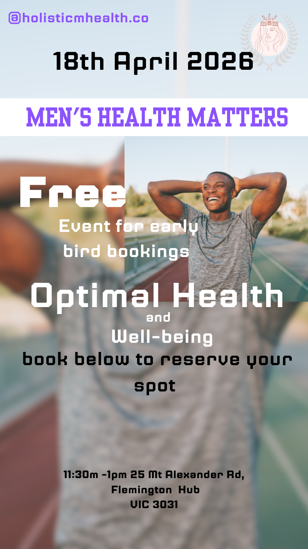 Men's Mental Health workshop sessionr Event 18th APRIL 2026